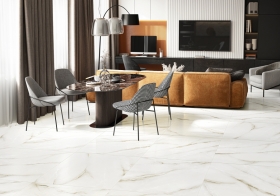 Baltia / Bianco Chiara 570*570 Керамогранит лаппатированый