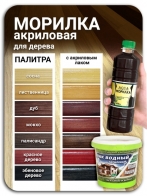 Морилка для дерева акриловая