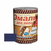 Эмаль для пола алкидно-уретановая White House глянцевый (синее море ral 5000) 900 г