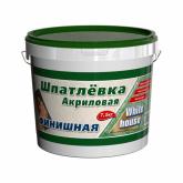 Шпатлевка акриловая выравнивающая (белый) 7,5 кг