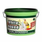 Эмаль акриловая White House для детских и лечебных учреждений матовая (белый) 10 кг