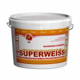 Краска SUPERWEISS латексная, супербелая (белый) 14 кг